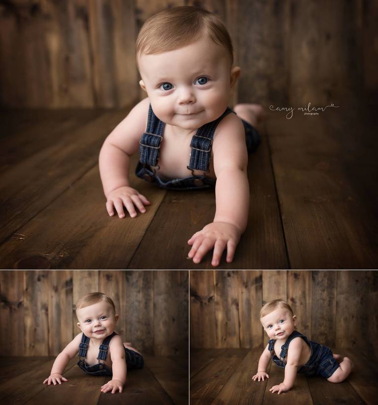 8 Month Studio Milestone Session New Orleans Baby Photographer | Henry